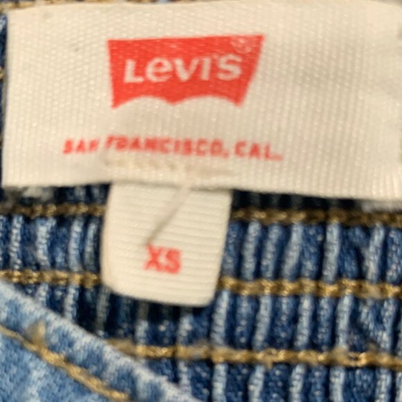 LEVI'S DENIM SLEEVELESS DRESSES SIZE XS - Picture 7 of 7